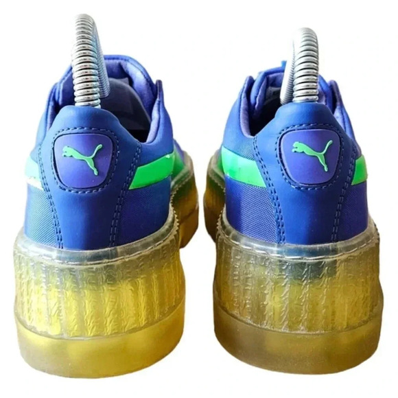 Fenty Rihanna x Puma Women's Sporty Blue Sneakers Shoes Size 6. - Picture 9 of 16